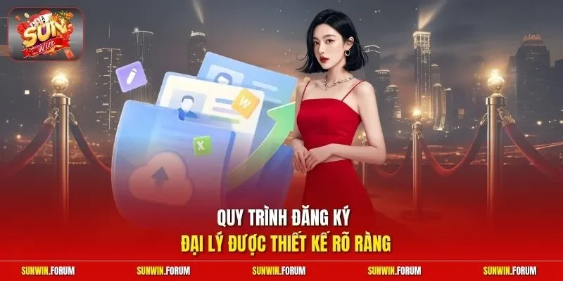 Quy trình đăng ký đại lý được thiết kế rõ ràng 